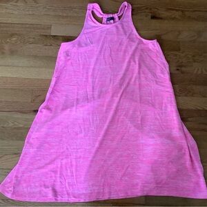 GAP Pink Halter Racer Back Casual Sundress Sleeveless Knee Length fits L/XL Good